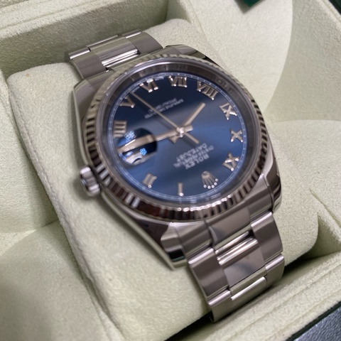 勞力士Datejust 36錶款藍色錶面