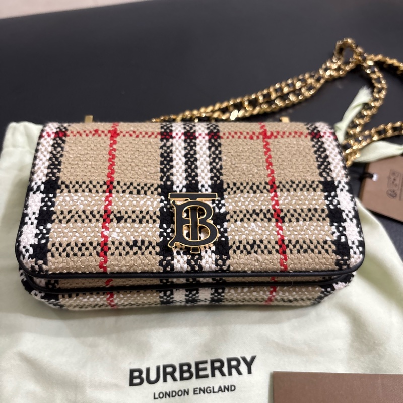 Burberry 迷你花呢蘿納Lola包-2