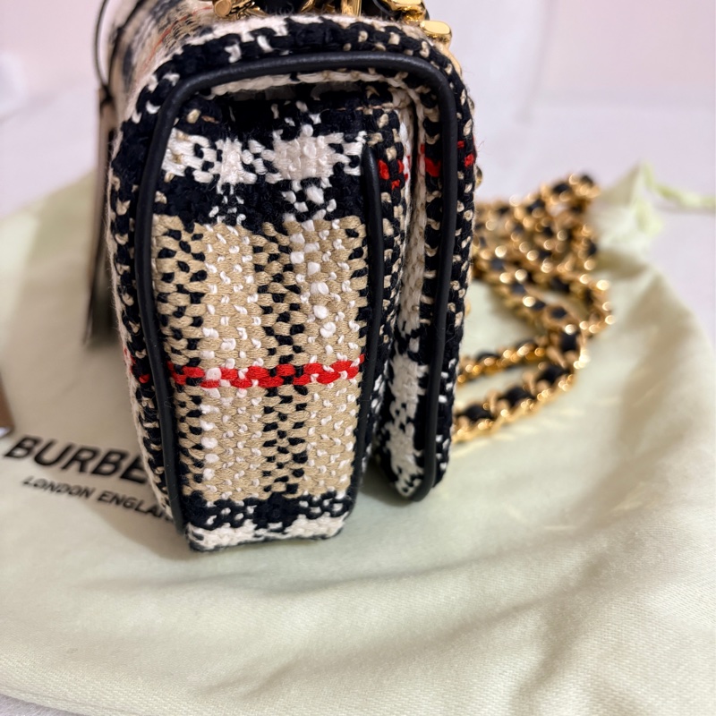 Burberry 迷你花呢蘿納Lola包-5