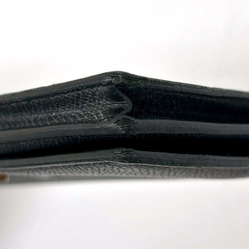 HERMES 【激減優惠】Epsom皮革Bearn W Snap銀扣長錢包Noir/黑色-19