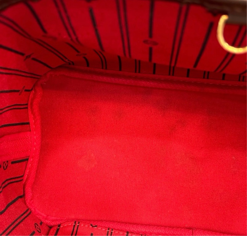 Louis Vuitton N51109咖啡棋盤格Neverfull PM托特包 肩背包-32
