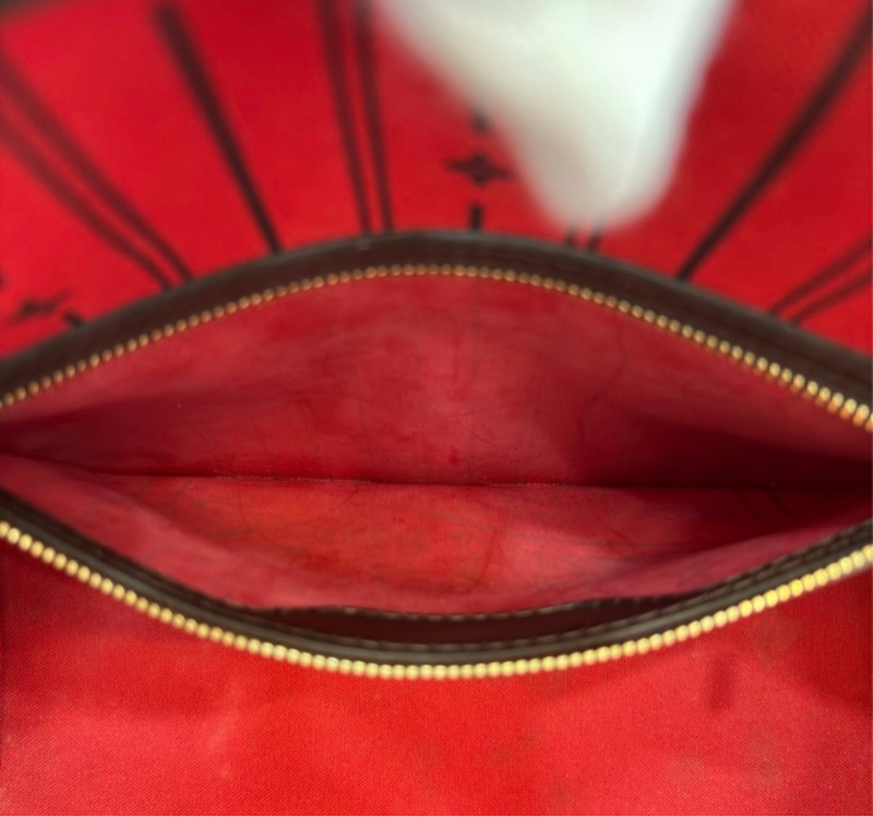 Louis Vuitton N51109咖啡棋盤格Neverfull PM托特包 肩背包-34