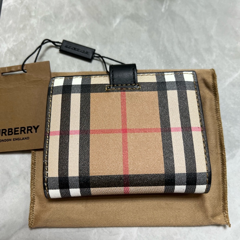 🔥🔥🔥保證真品Burberry 經典格紋短夾-2