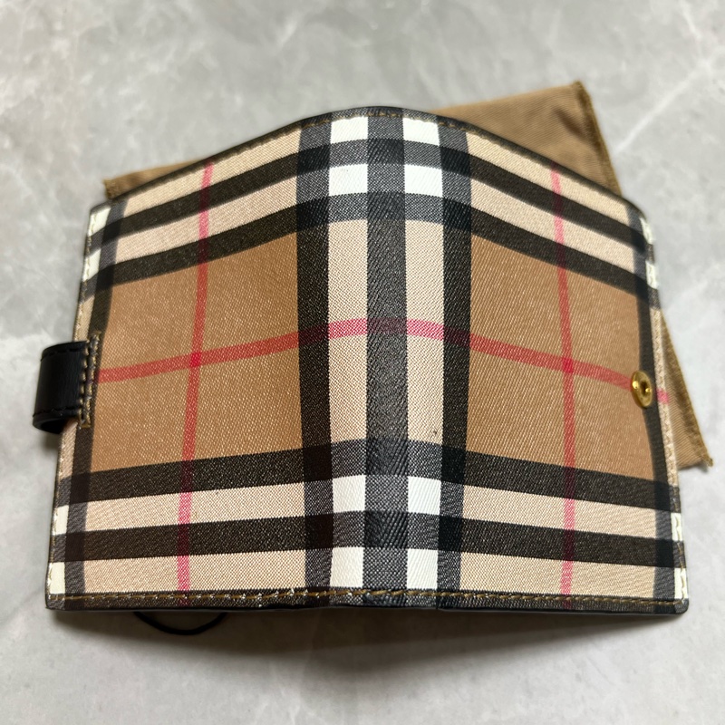 🔥🔥🔥保證真品Burberry 經典格紋短夾-4