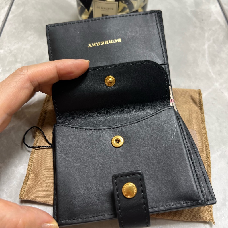 🔥🔥🔥保證真品Burberry 經典格紋短夾-5