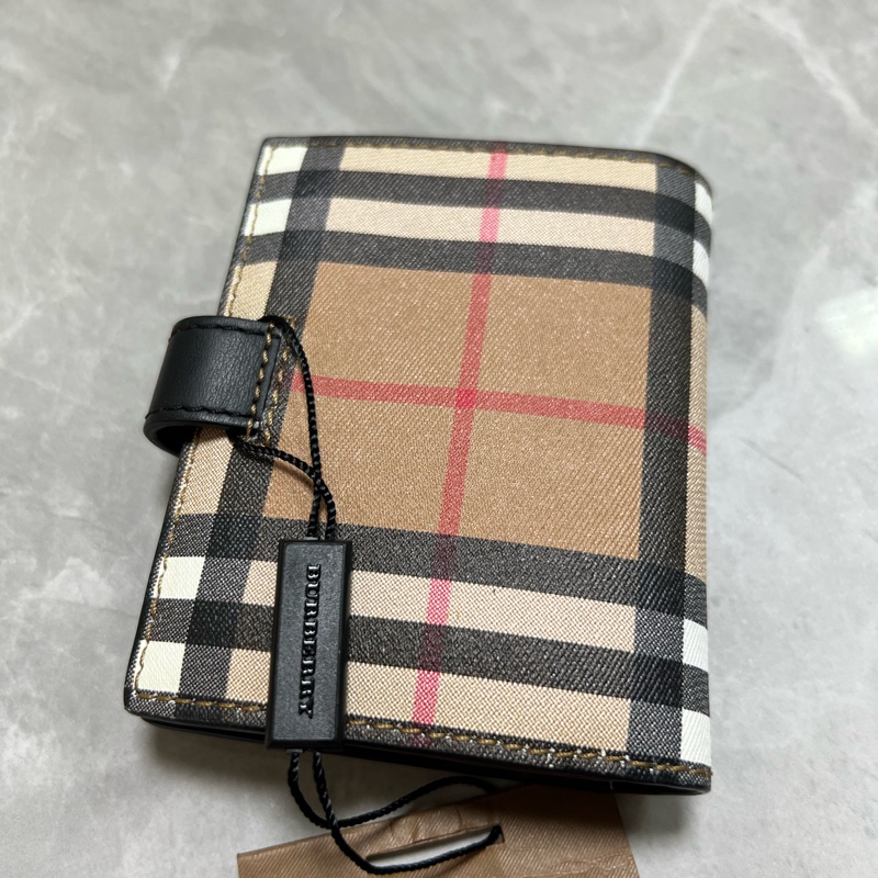 🔥🔥🔥保證真品Burberry 經典格紋短夾-7