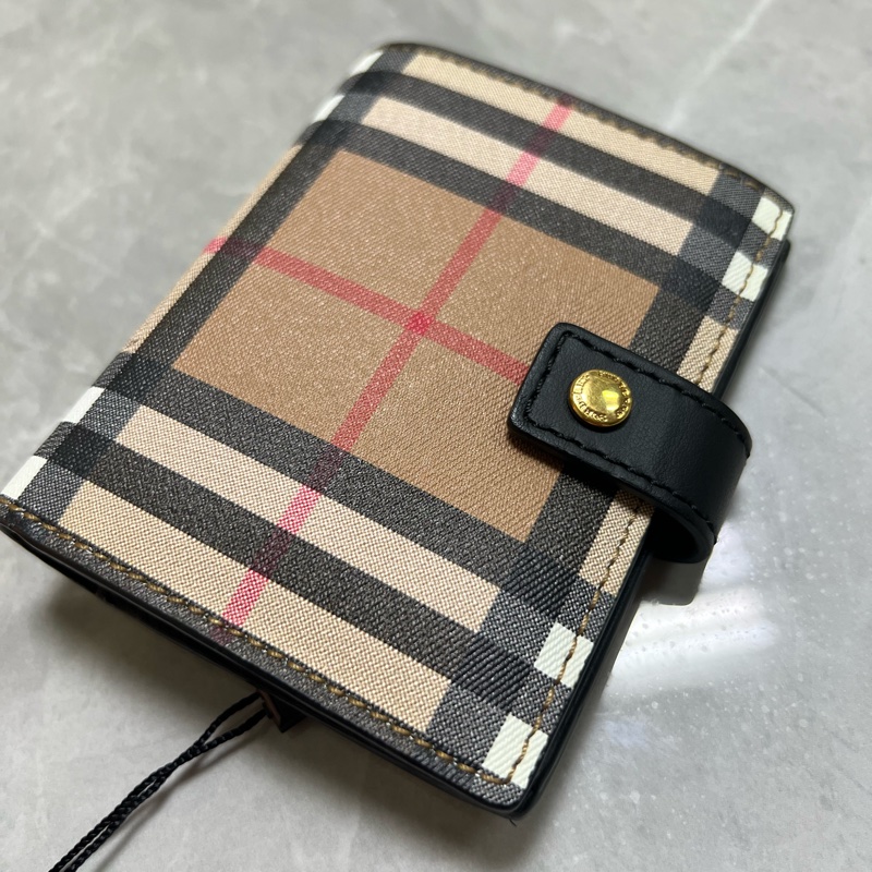 🔥🔥🔥保證真品Burberry 經典格紋短夾-8