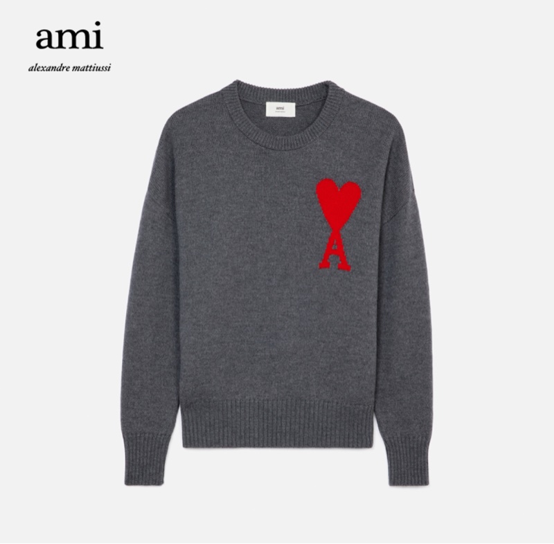 兩件Ami Paris 大愛心毛衣-4