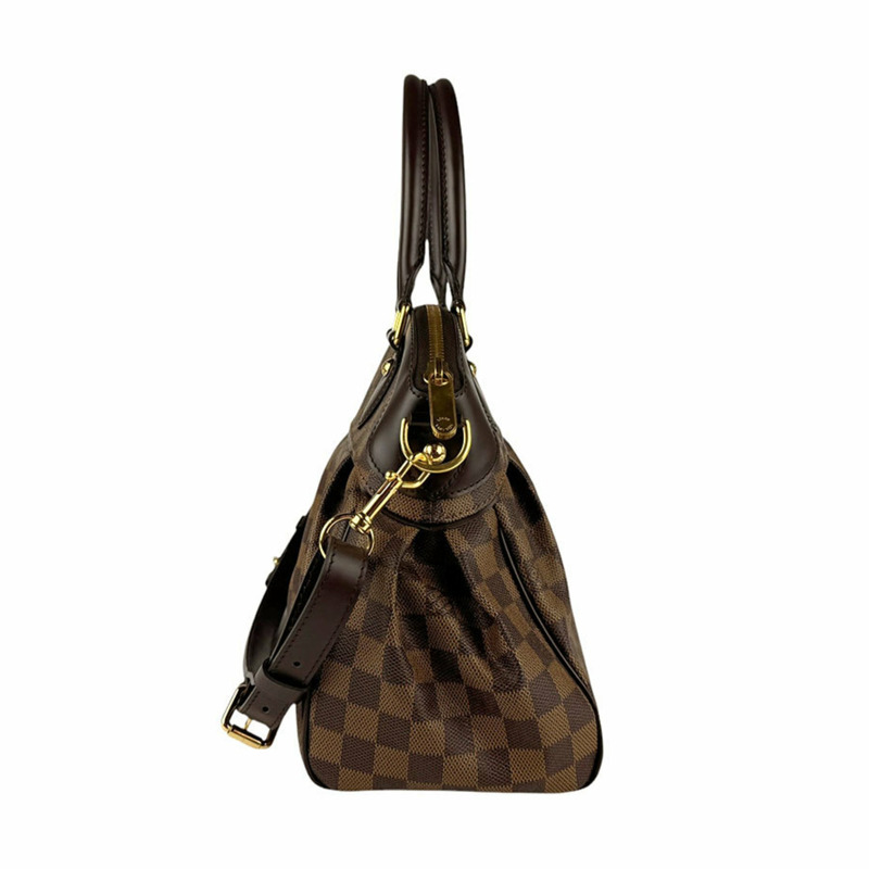 Louis Vuitton LOUIS VUITTON 手提包 單肩包 Damier Trevi PM 帆布 Ebene 女款 N51997 n1002-1
