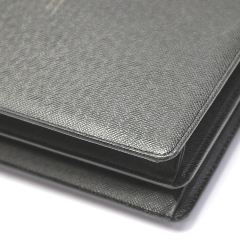 路易威登 LOUIS VUITTON 手提包 Taiga Serviette Moscova M30032 黑色 LV-8