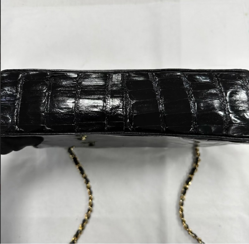 過年優惠大降兩萬 古董收藏品 Chanel 絕版鱷魚皮 24k鏈條-18