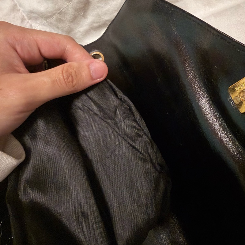 過年優惠大降兩萬 古董收藏品 Chanel 絕版鱷魚皮 24k鏈條-22