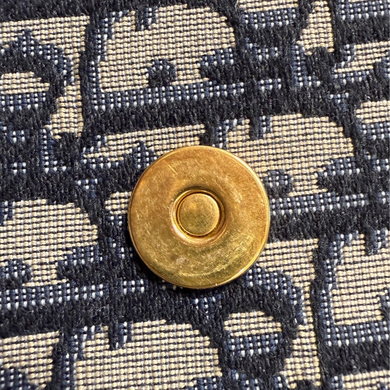 Dior Oblique Canvas Saddle Wallet on Chain Bag-36