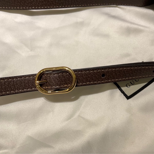 年前優惠價🥳GUCCI橢圓 斜背包 包況很新 我最便宜❤️雙G斜背包/咖牛皮邊 古金雙G中間綠紅斜背包-19