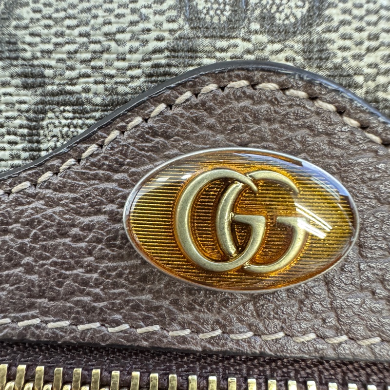 不定時會優惠❤️GUCCI橢圓 斜背包 包況很新 我最便宜❤️雙G斜背包/咖牛皮邊 古金雙G中間綠紅斜背包-26