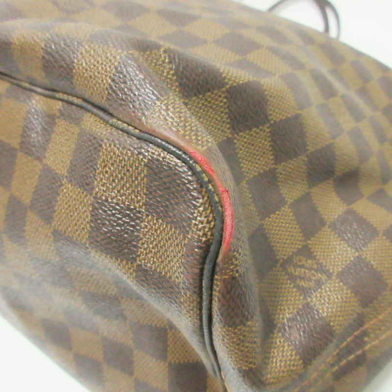 LOUIS VUITTON Damier Ebene Neverfull GM 手提包帶小袋單肩包 N51106 棕色 女款-14