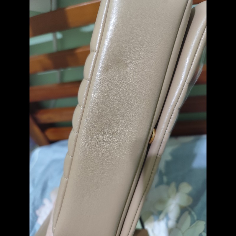 BURBERRY Lola 巴寶莉 TB翻蓋羊皮包 23cm 大款 燕麥色/裸色/奶茶色（限時大特價2/14止）-28