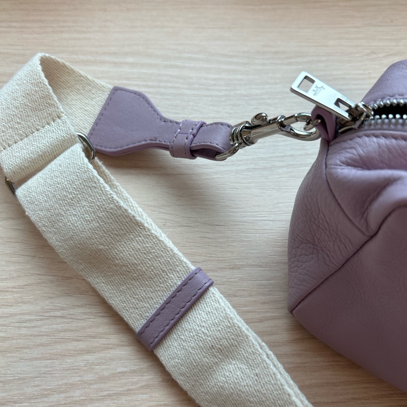 Maison Kitsuné 法國小狐狸🦊粉紫盒型包-10