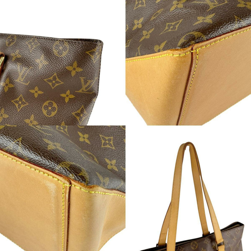 路易威登 LOUIS VUITTON 手提包 Monogram Cabas Maison 帆布 棕色 男款 女款 M51151 n1003-3
