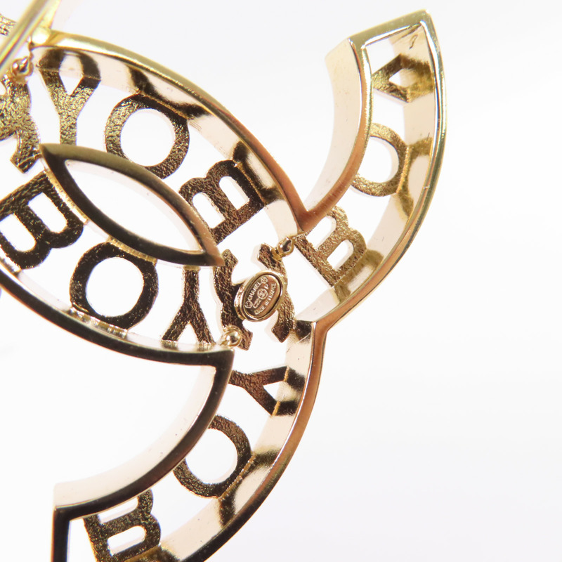 CHANEL 金屬/水鑽CC Brooch胸針-8