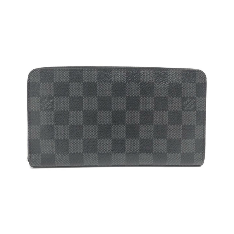 Louis Vuitton Damier Graphite Zippy Organizer N60111 錢包-0