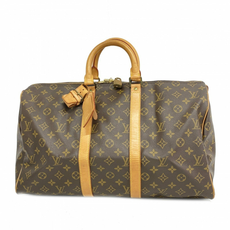 Louis Vuitton 波士頓包 Monogram Keepall 45 M41428 棕色 男款 女款-0
