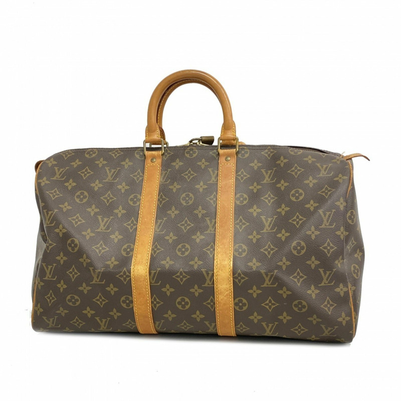 Louis Vuitton 波士頓包 Monogram Keepall 45 M41428 棕色 男款 女款-0