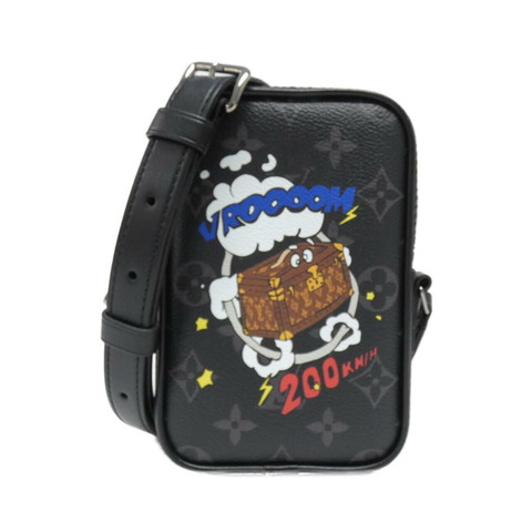 Louis Vuitton Monogram Eclipse（假日）Danube PPM M45928 單肩包