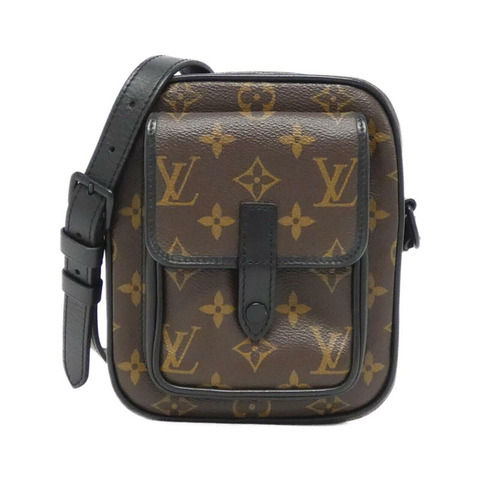 Louis Vuitton Monogram Macassar Christopher 穿戴式皮夾 M69404 肩包