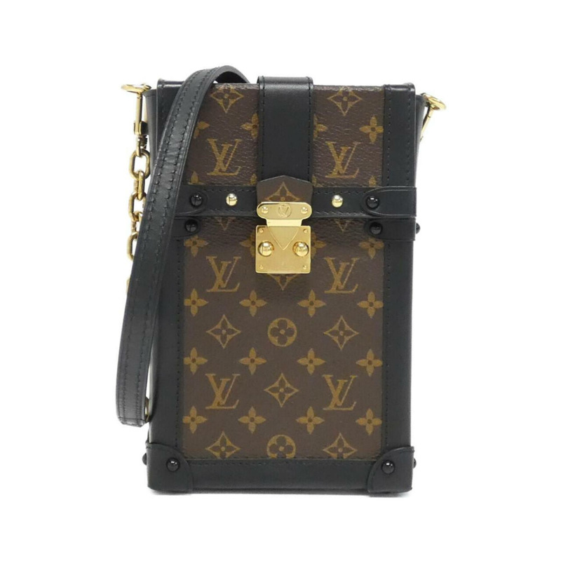 Louis Vuitton Monogram Pochette Trunk Vertical M63913 單背包-0