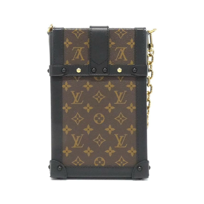 Louis Vuitton Monogram Pochette Trunk Vertical M63913 單背包-1