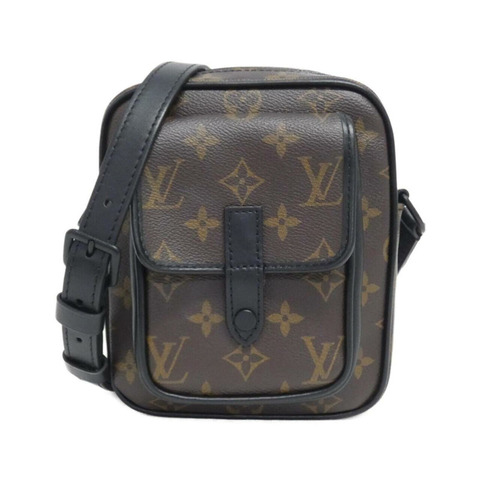 Louis Vuitton Monogram Macassar Christopher 穿戴式皮夾 M69404 肩包