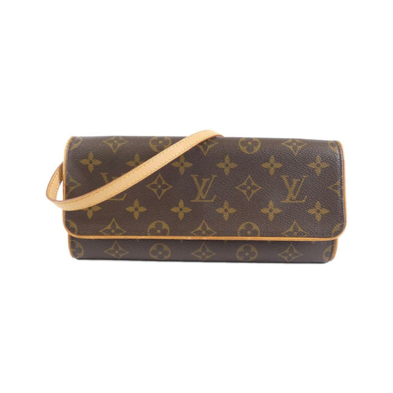 Louis Vuitton Monogram Pochette Twin GM M51852 單背包-0