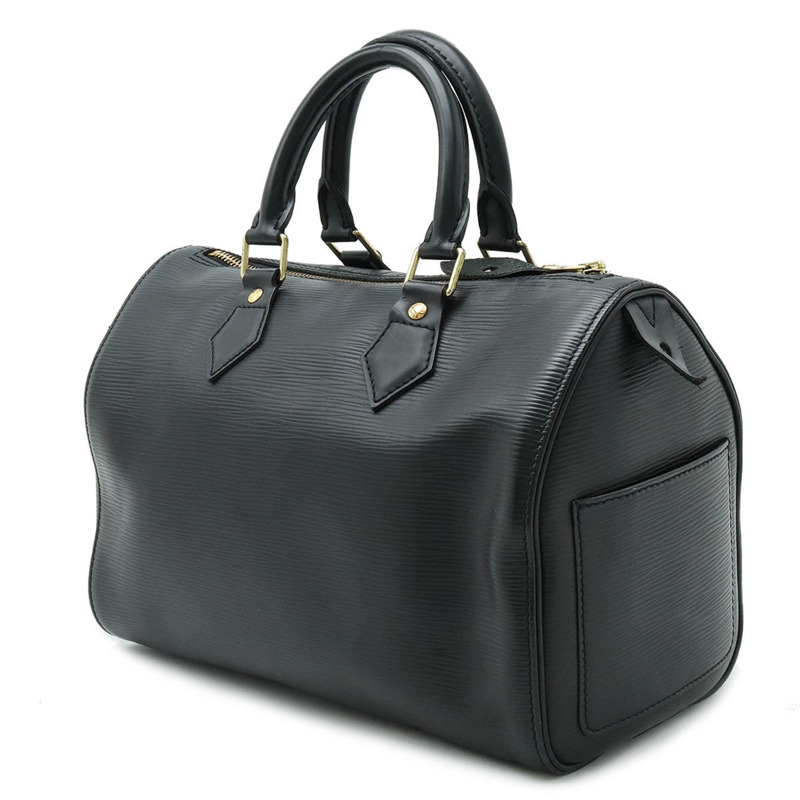 LOUIS VUITTON 路易威登 Epi Speedy 25 手提包 波士頓包 軟皮 黑色 M59232-1
