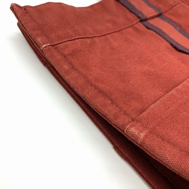 HERMES 愛馬仕 Foul 托特包 MM 手提包 包 帆布 紅色 女款-8