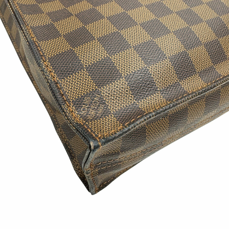 LOUIS VUITTON 路易威登 Damier Sac Plat N51140 MI0085 Ebene 手提包 手提包 女士 男士-6