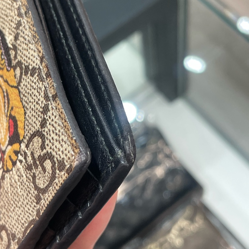 GUCCI 虎頭 短夾/皮夾 8成新-10