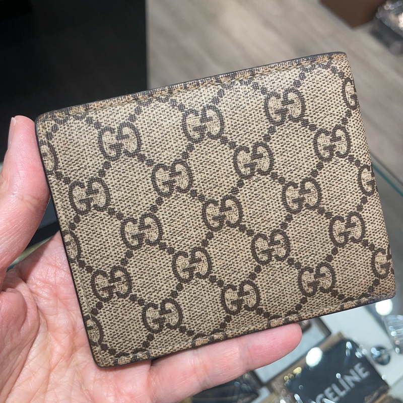 GUCCI 虎頭 短夾/皮夾 8成新-12