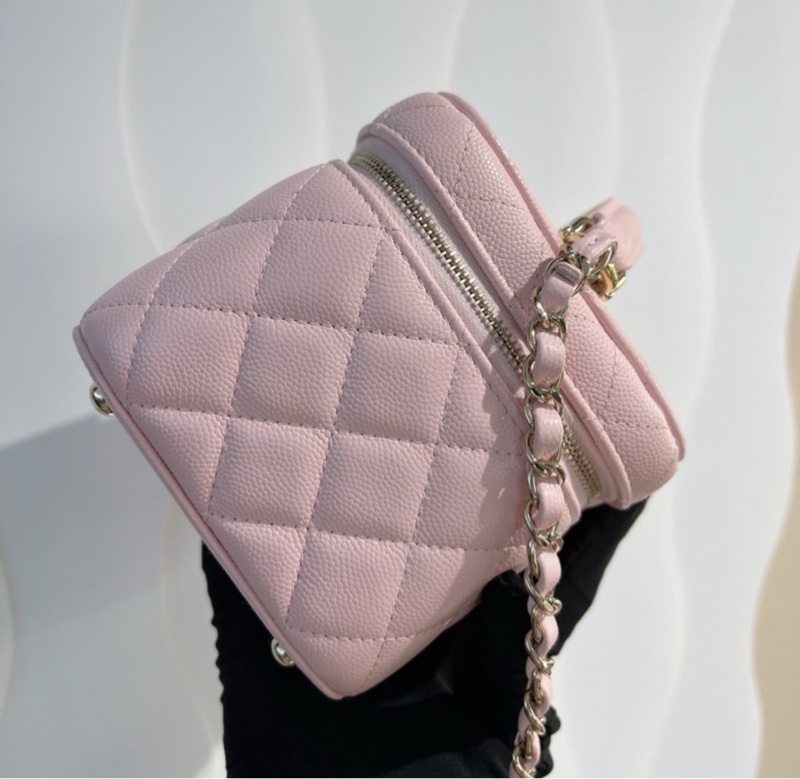 香奈兒櫻花粉🌸方盒子超美🥰割愛釋出-5