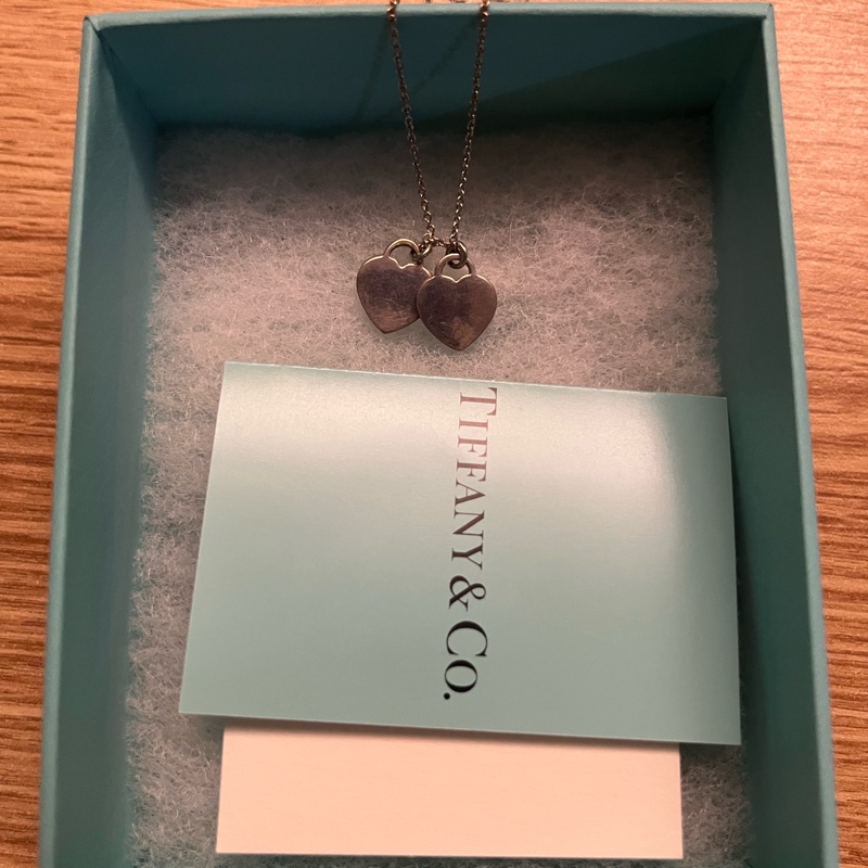 Tiffany&Co雙愛心項鏈-1