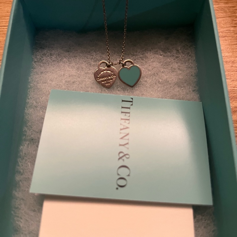 Tiffany&Co雙愛心項鏈-5