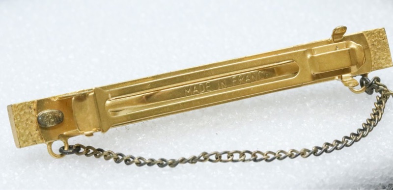 【LA LUNE】稀有中古二手Chanel金色珍珠Logo吊飾髮夾髮飾胸針心口針飾品禮物-3