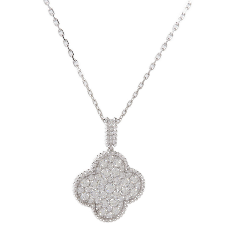 Van Cleef & Arpels 18K白金Diamond Necklace項鍊-0