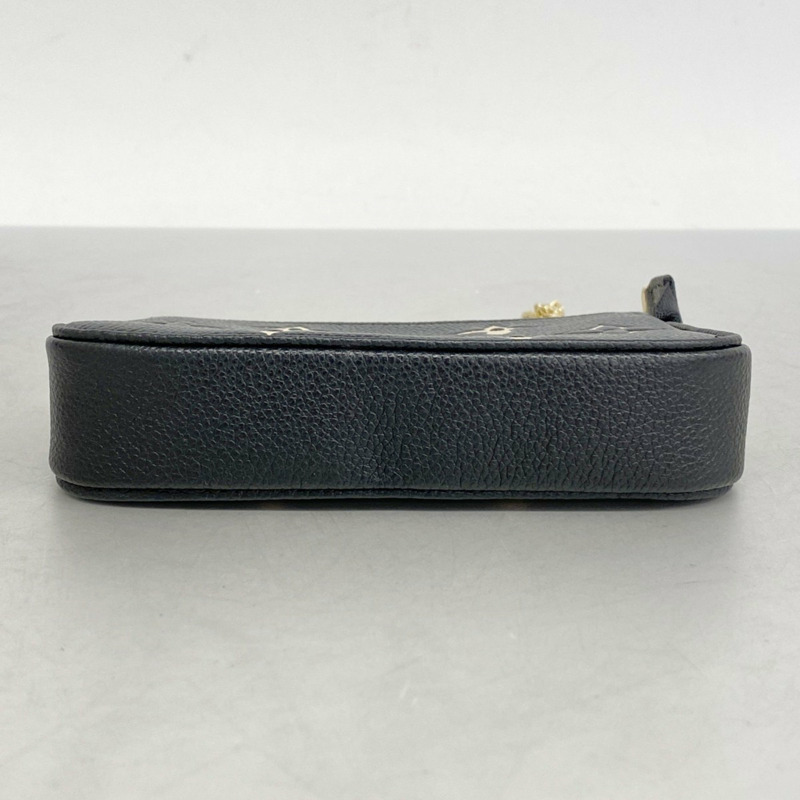 Louis Vuitton Pouch Monogram Empreinte Bicolor Mini Pochette Accessoires M80732 黑色 米色 女款-2