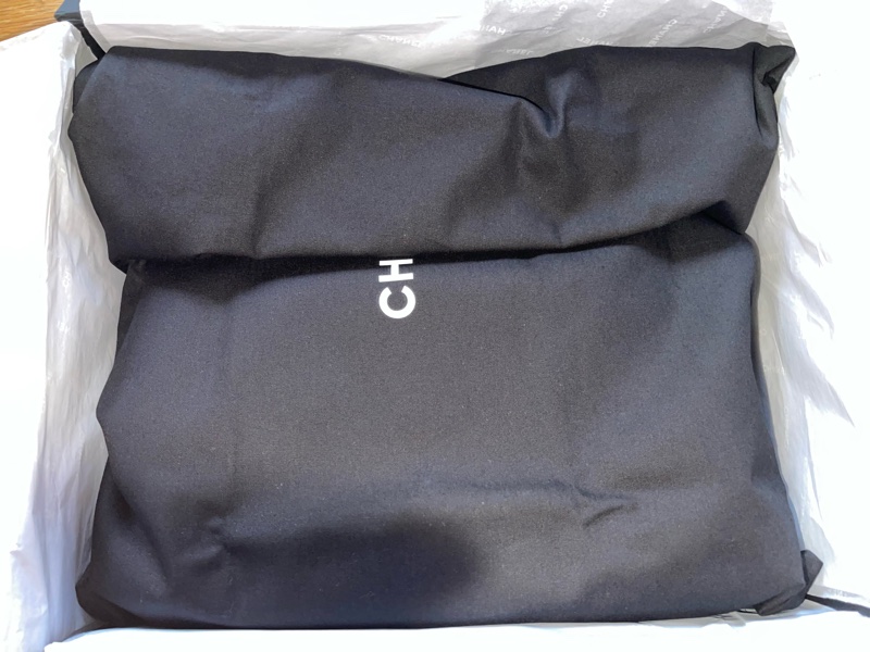 CHANEL 香奈兒 黑色羊皮金鍊粗鍊條CF口蓋包（日本 Brand Off 台灣店購入）-3