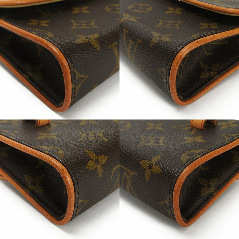 LOUIS VUITTON M51855 Pochette Florentine Monogram 路易威登 LV 腰包 女用肩帶 XS 腰包袋-6
