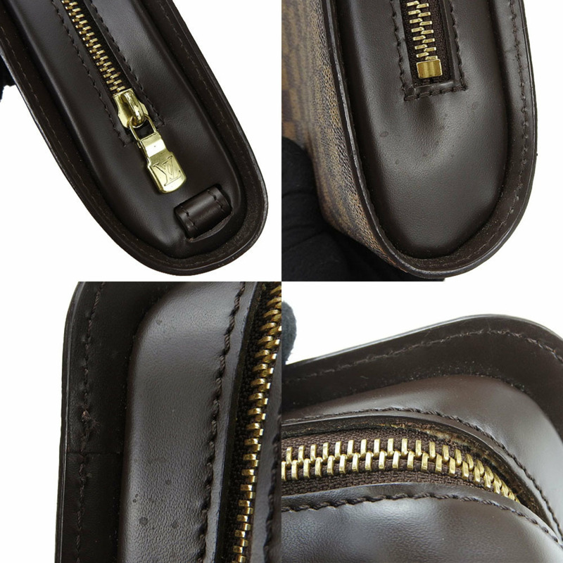 Louis Vuitton 手拿包 Second Saint N51993 Damier Ebene 皮革外出男士 LV Louis Vuitton PVC-5