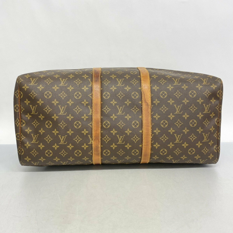 Louis Vuitton 波士頓包 Monogram Keepall 55 M41424 棕色 男款 女款-2