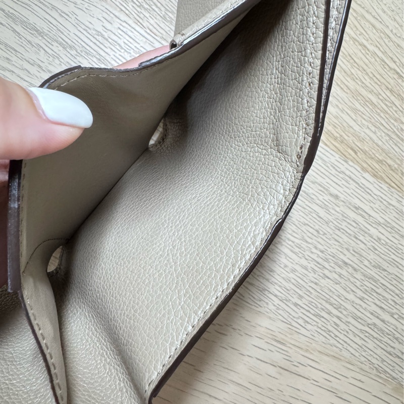 二手 LV ZOE大象灰壓紋短夾 晶片款 全配-14