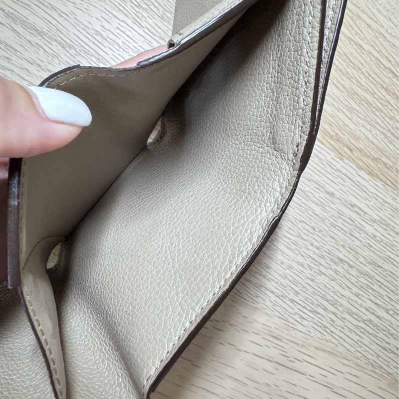 二手 LV ZOE大象灰壓紋短夾 晶片款 全配-15